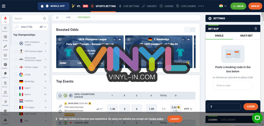 vinyl Deposits and Withdrawals